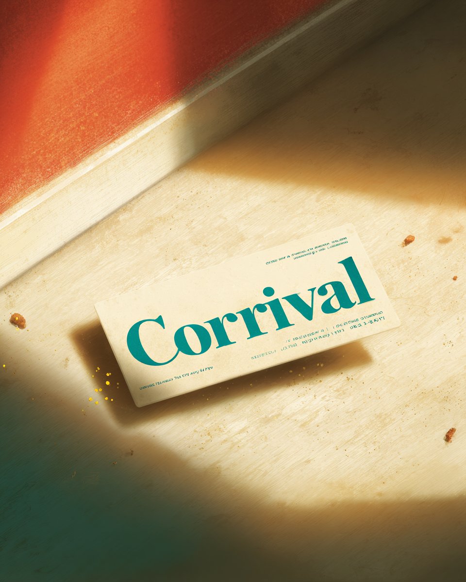 Scene 4: a Corrival business card discovered on the ground